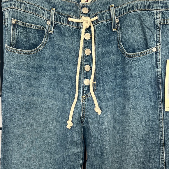 Anthropology Vanessa Sz large cinched drawstring jeans